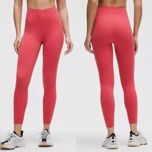 NWT Lululemon Glow‎ Up High-Rise Tight 25" in Desert Red Size 8